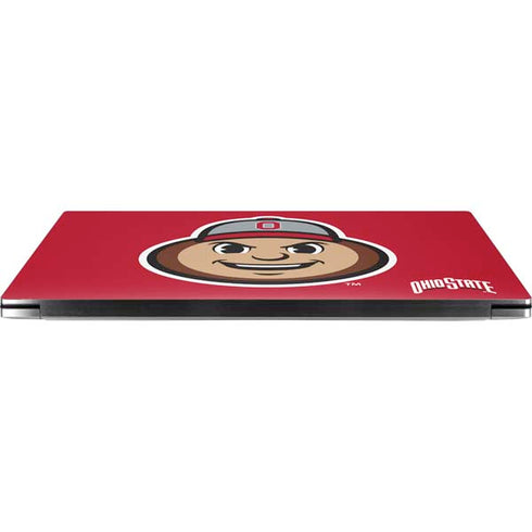 Ohio State University OSUBuckeyes Light Grey Dell XPS Skin